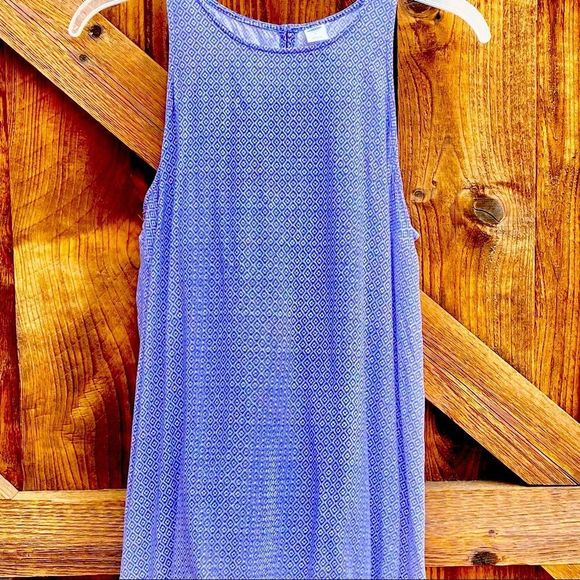 Old Navy Diamond Pattern Sleeveless Blouse Medium - Picture 1 of 6